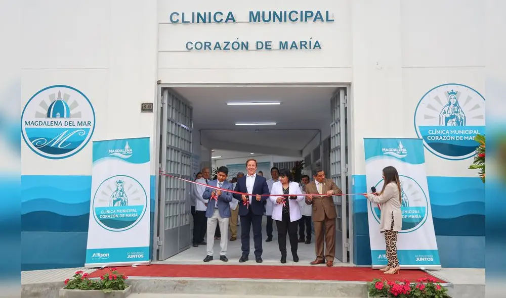 La clínica inaugurada por el alcalde Francis Allison está ubicada en la avenida Sucre, frente a la iglesia del Inmaculado Corazón de María conocida como La Cúpula.