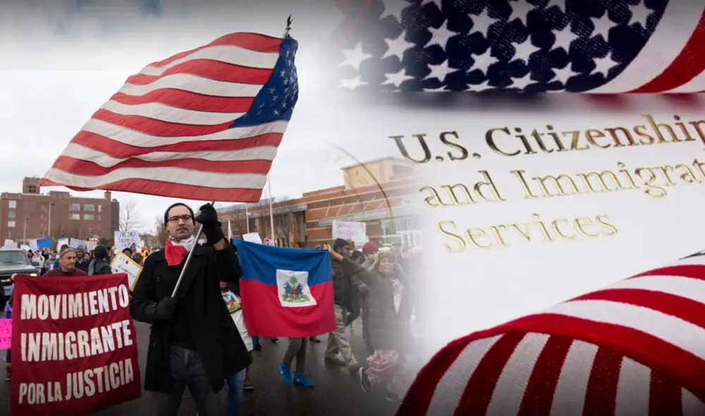 El TPS sirve para ayudar a los inmigrantes de Estados Unidos. Foto: composición LR/difusión El TPS sirve para ayudar a los inmigrantes de Estados Unidos. Foto: composición LR/difusión