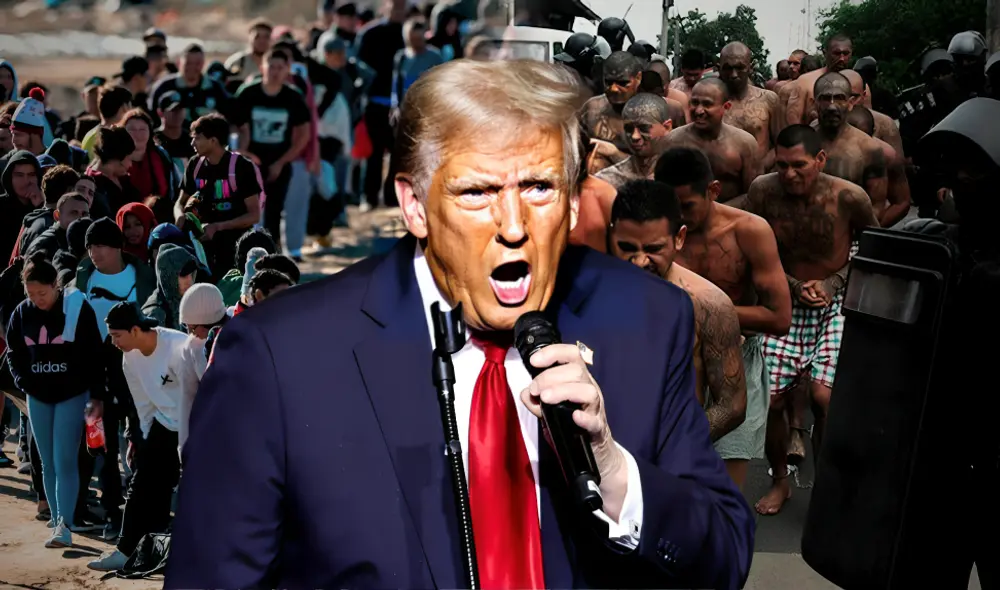 La Operación Aurora de Donald Trump se enfocaría en la deportación de integrantes del Tren de Aragua y de inmigrantes beneficiados con Green Card o DACA. Foto: composición LR/CNN/difusión