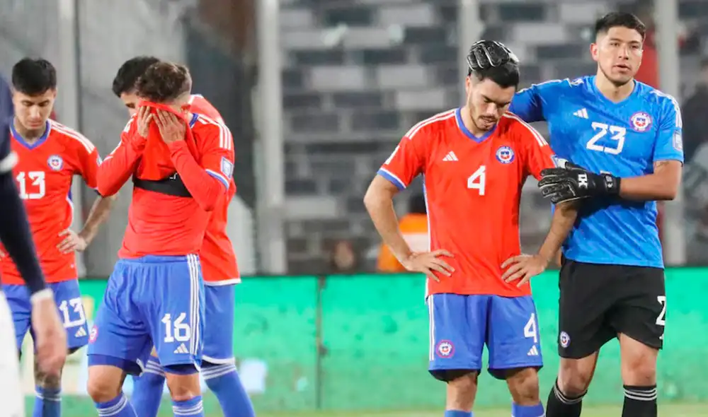 La selección chilena es colera absoluta de la tabla de posiciones de eliminatorias. Foto: AgenciaUno