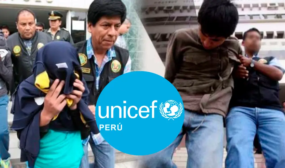 Frente al dictamen del Gobierno en donde sanciona penalmente a menores de 16 y 17 años, Unicef Perú argumentó su postura en contra/Composición LR/Foto: Difusión