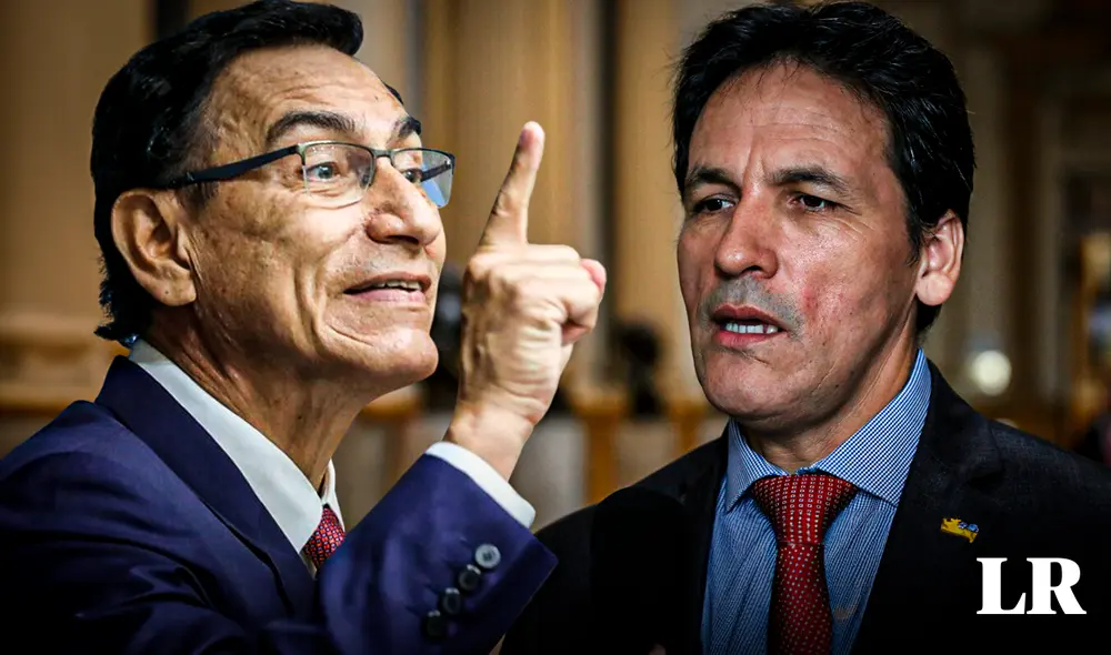 Vizcarra refutó acusación de "golpista" en el Congreso y defendió su decisión como constitucional. | Composición: Gerson Cardoso / La República.