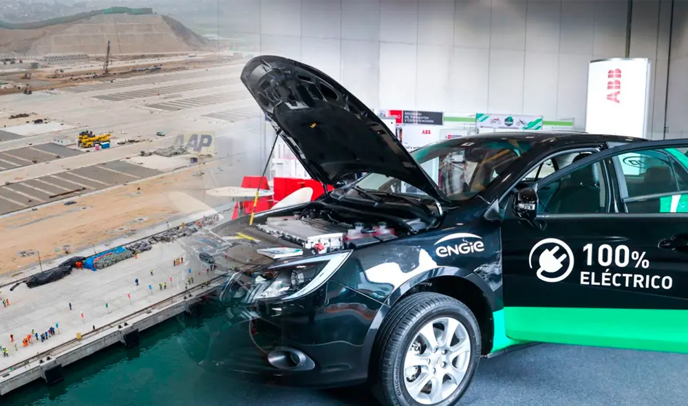 Mitsubishi entregó a Edelnor el primer auto eléctrico del país. Foto: composición LR/Andina