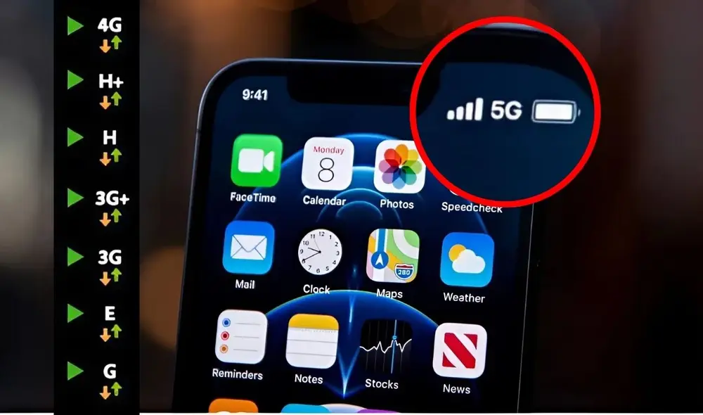 5G, 4G, 3G, H, H+, G y E: Estas letras aparecen en la pantalla de nuestro celular al activar los datos móviles. Foto: composición LR