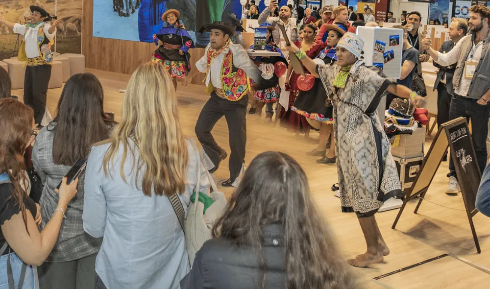 Participación en la feria internacional World Travel Market en Londres. Foto: Composición LR/Promperú