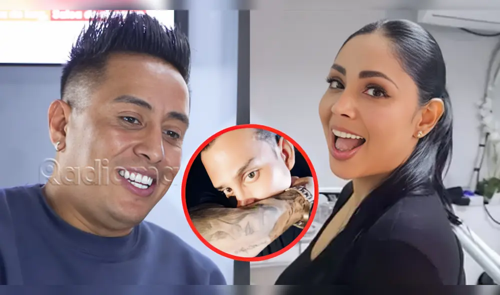 Christian Cueva dejo abierta la posibilidad de tatuarse a Pamela Franco. Foto: Composición LR/YouTube/América/Instagram