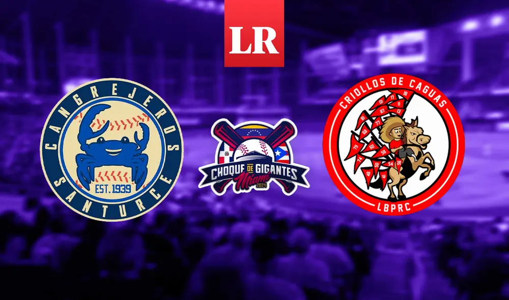 El choque de Cangrejeros de Santurce vs Criollos de Caguas pondrá en juego el pase a la final. Foto: composición LR / Eater Miami