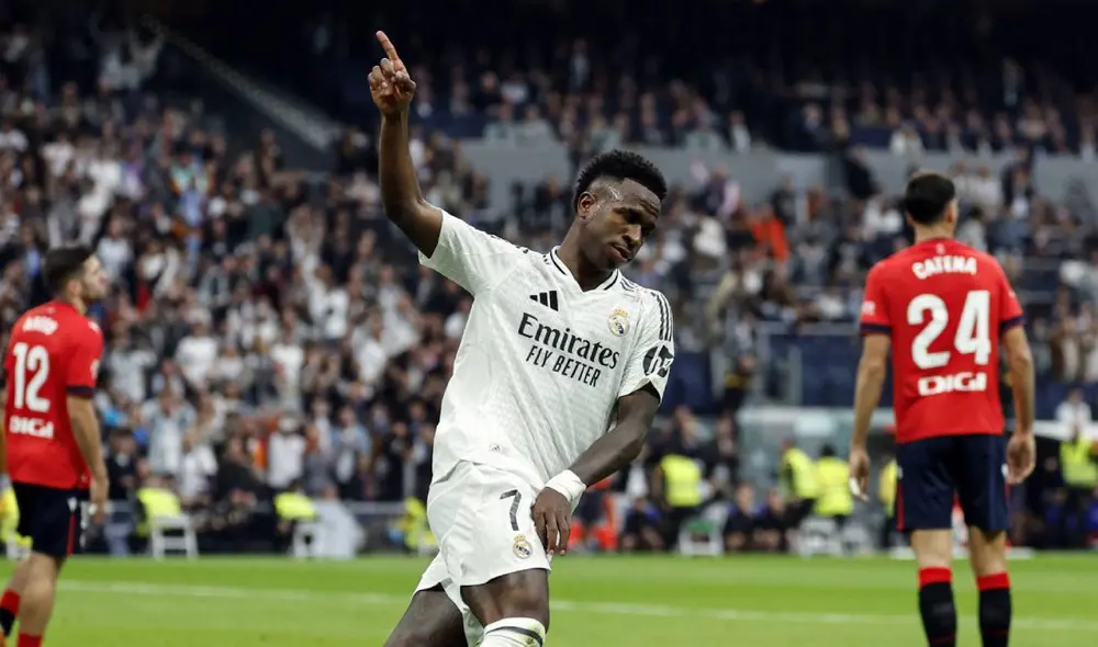 Real Madrid gana con goles de Vinicius y Bellingham. Foto: AFP. Real Madrid gana con goles de Vinicius y Bellingham. Foto: AFP.