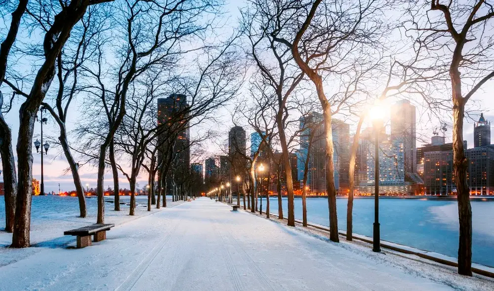 Revisa el pronóstico del clima para el Día de Acción de Gracias en EE. UU. y qué áreas tienen mayor probabilidad de nieve. Foto: Telemundo Chicago Revisa el pronóstico del clima para el Día de Acción de Gracias en EE. UU. y qué áreas tienen mayor probabilidad de nieve. Foto: Telemundo Chicago