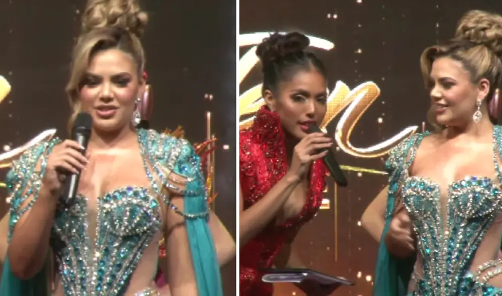 Anne Thorsen, hija de Evelyn Vela, representó a Perú en el Miss Teen Universe 2024. Foto: Composición LR/Captura Youtube