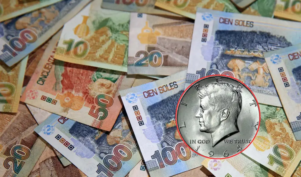 El JFK Half Dollar es una moneda de 50 centavos emitida por el gobierno de los Estados Unidos en honor al presidente John F. Kennedy, tras su asesinato en 1963. Foto: composición LR