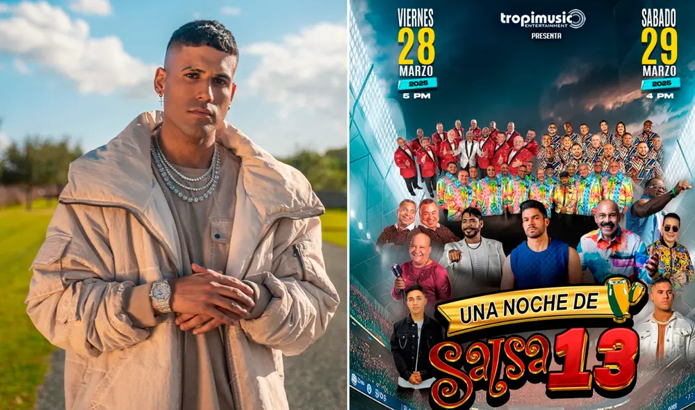 Moa Rivera compartirá escenario con El Gran Combo, Óscar D’ León y Grupo Niche. Fotos: difusión