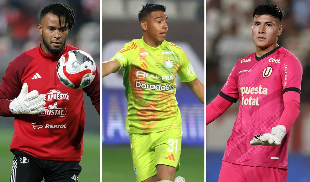 Los poteros de Melgar, Sporting Cristal y Universitario fueron convocados para el partido ante Chile. Foto: composición de LR/Luis Jiménez