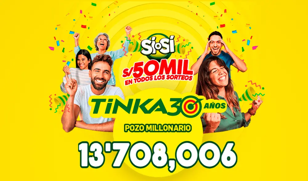Revisa los resultados de La Tinka del domingo 10 de noviembre. Foto: La Tinka Revisa los resultados de La Tinka del domingo 10 de noviembre. Foto: La Tinka