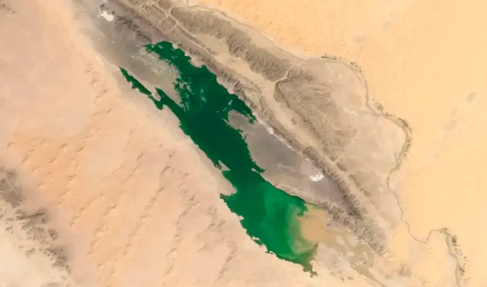 Estas imágenes captados por el satélite OLI-2 de Landsat 9 en Argelia. Foto: NASA Estas imágenes captados por el satélite OLI-2 de Landsat 9 en Argelia. Foto: NASA