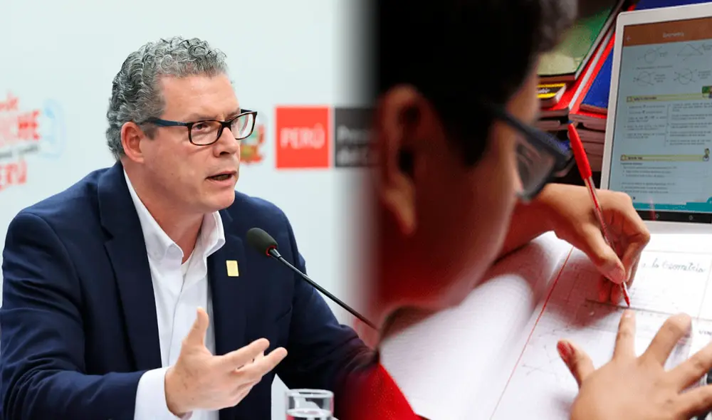 Ministro e Educación defendió las medidas impuestas por el gobierno que establece la suspensión de la presencialidad de las clases/Composición LR