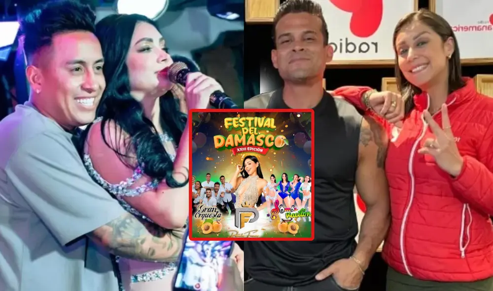 Christian Domínguez y su orquesta se presentará en el mismo festival que Pamela Franco. Foto: composición LR/difusión