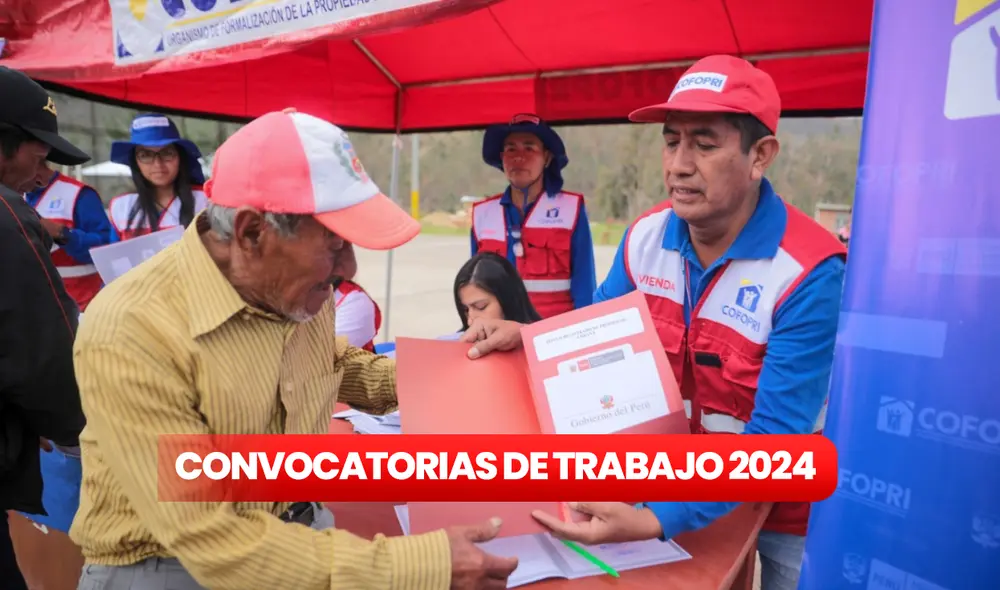 COFOPRI ofrece puestos de trabajo bajo régimen CAS. Foto: composición LR/Difusión/Andina