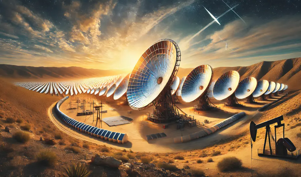 El megaproyecto GeoTES de California ostentará una tecnología basada principios geotérmicos para almacenar energía de manera innovadora. Foto: IA de LR