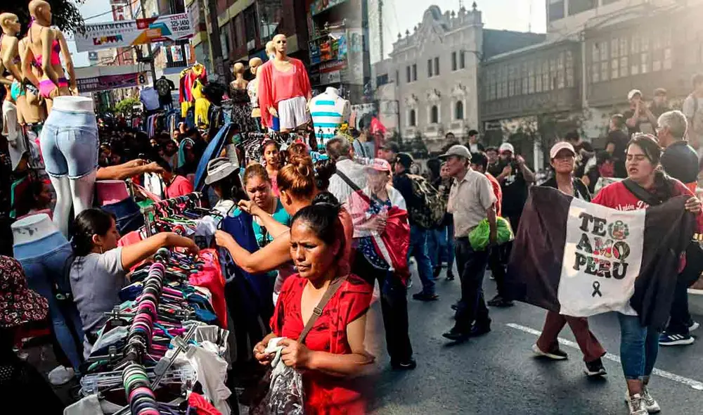 Los empresarios de Gamarra solicitan medidas contra la delincuencia y el respeto al derecho de manifestación. Foto: composición LR/Andina/La República