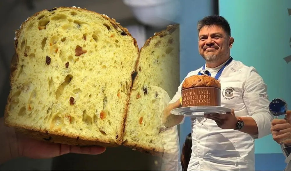 Músico latino supera a panaderos italianos y gana competencia del mejor panetón del mundo 2024. Foto: composición LR / Catalan News / RICARD CUGAT Músico latino supera a panaderos italianos y gana competencia del mejor panetón del mundo 2024. Foto: composición LR / Catalan News / RICARD CUGAT