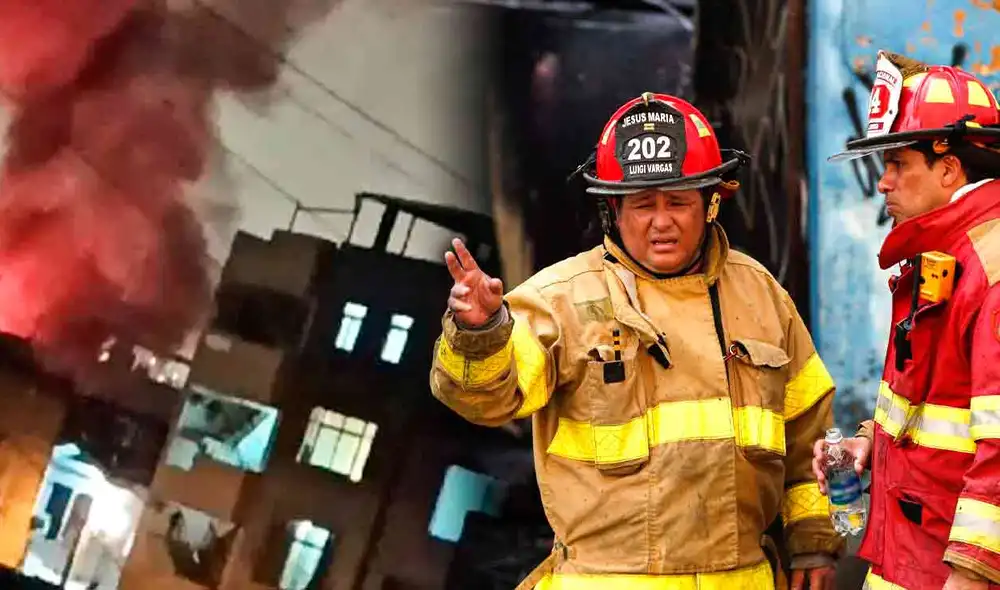 Un incendio de gran magnitud afecta la cuadra 12 de la Av. José de la Riva Agüero en El Agustino. Foto: composición LR/El Agustino TV/Andina Un incendio de gran magnitud afecta la cuadra 12 de la Av. José de la Riva Agüero en El Agustino. Foto: composición LR/El Agustino TV/Andina