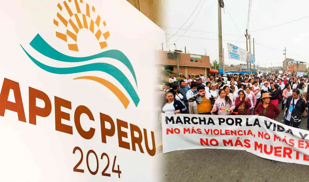 El paro nacional, organizado durante la cita APEC, incluirá diversas organizaciones y sectores, incluyendo transportistas, microempresas, y trabajadores de la construcción. Foto: composición LR/Andina/La República