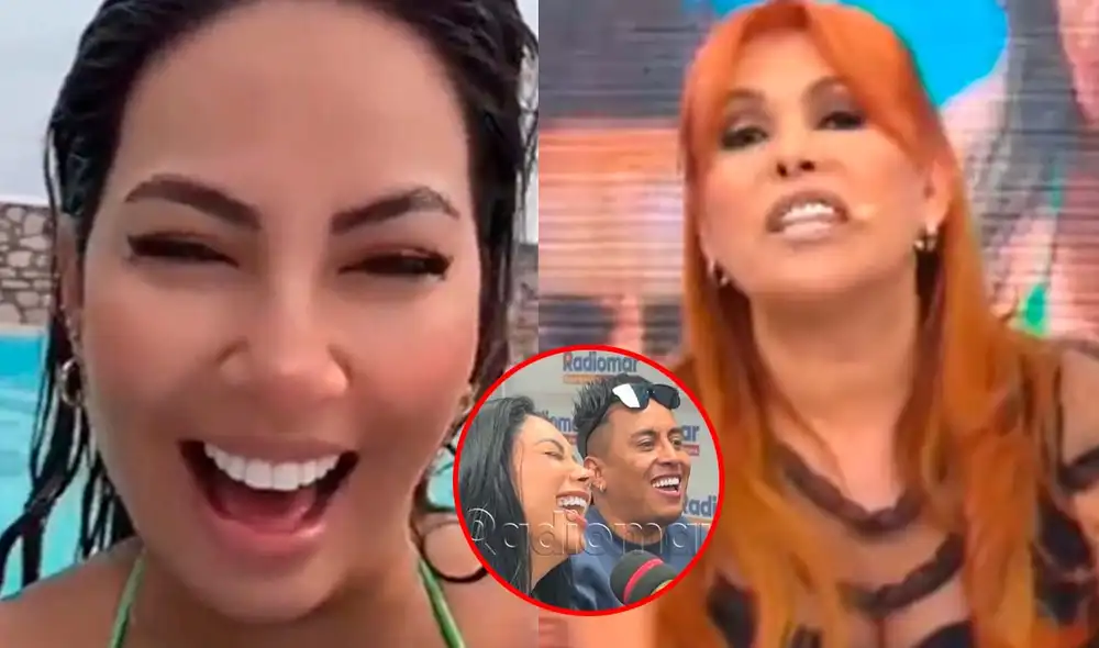 Magaly Medina arremete contra Pamela López. Foto: Composición LR/Captura/TikTok/Captura/ATV/Captura/Instagram