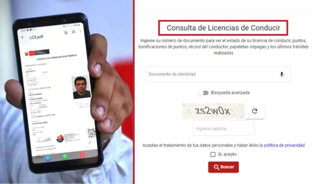 El portal de consulta del MTC está disponible las 24 horas y todos los días del año. Foto: Andina/MTC/LR