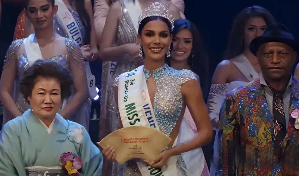 Sakra Guerrero quedó en tercer lugar en el certamen de belleza. Foto: captura Beautyqueen