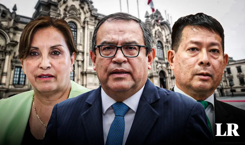 Alberto Otárola también aseguró que hay una "red criminal" que opera desde el Gobierno.Foto: composición LR Alberto Otárola también aseguró que hay una "red criminal" que opera desde el Gobierno.Foto: composición LR