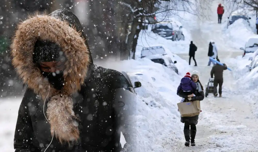 El 'Efecto lago' puede causar grandes congelamientos en Estados Unidos. Foto: composición LR/ El País El 'Efecto lago' puede causar grandes congelamientos en Estados Unidos. Foto: composición LR/ El País