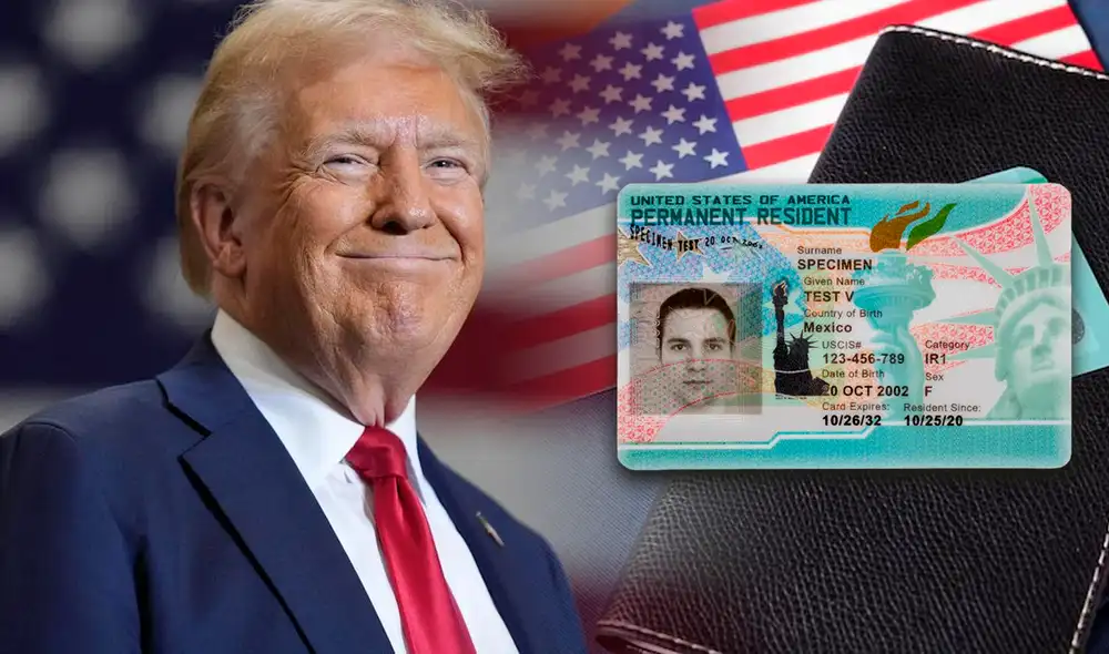 Donald Trump otorgará la residencia permanente a latinos en California que cumplan con este requisito. Foto: Composición LR
