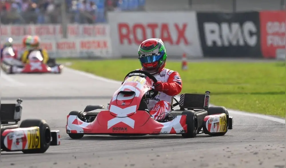 Jhonny Gushiken en acción durante el Rotax Max Challenge Grand Finals Jhonny Gushiken en acción durante el Rotax Max Challenge Grand Finals