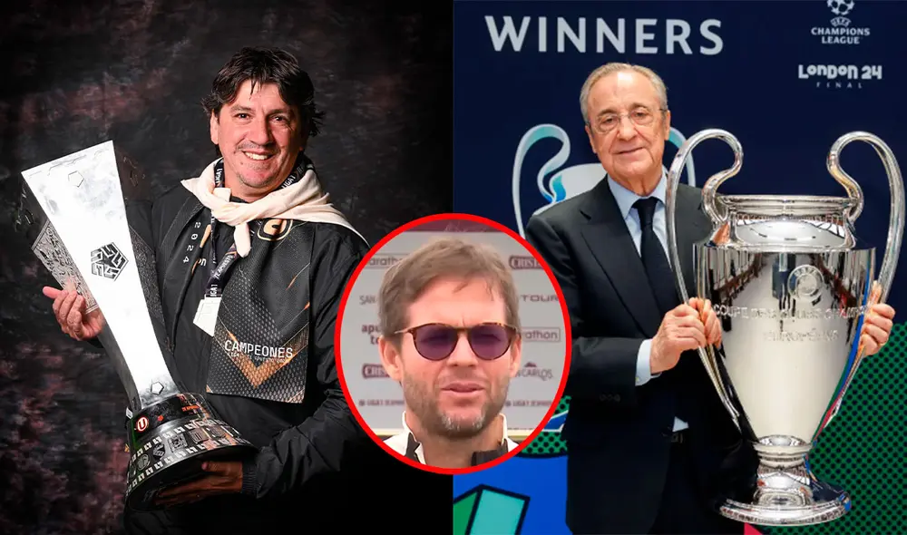 Universitario obtuvo un bicampeonato bajo la administración de Jean Ferrari. Foto: composición LR/Universitario/Real Madrid/captura de Movistar Deportes