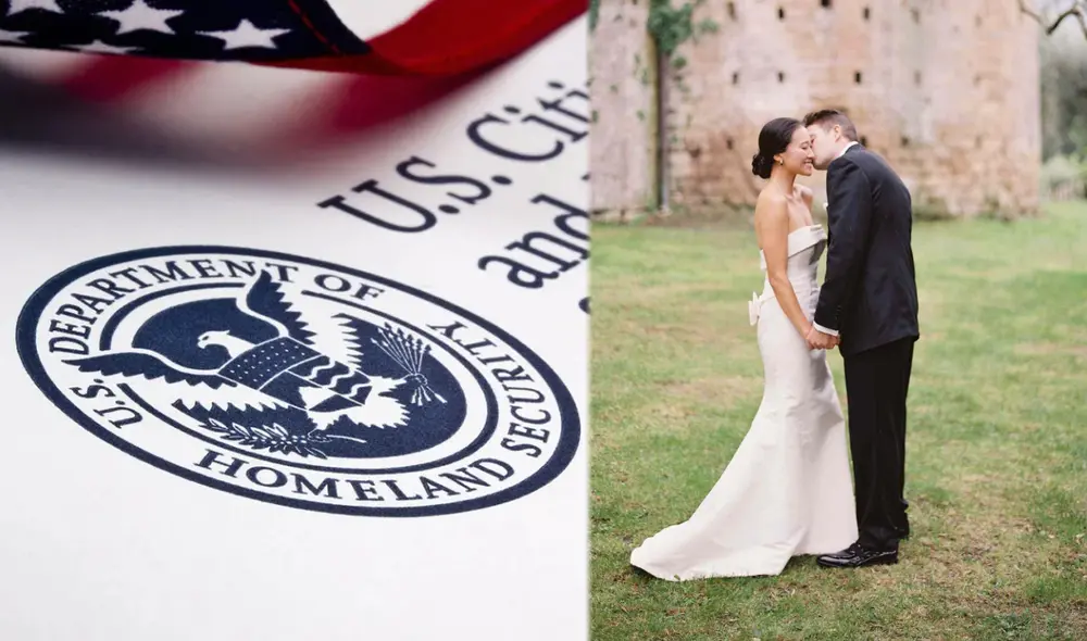El matrimonio con un ciudadano estadounidense ofrece a muchos inmigrantes una vía a la estabilidad migratoria y económica, permitiendo obtener la Green Card para residir y trabajar legalmente en el país. Foto: Brides / Tiempo Latino El matrimonio con un ciudadano estadounidense ofrece a muchos inmigrantes una vía a la estabilidad migratoria y económica, permitiendo obtener la Green Card para residir y trabajar legalmente en el país. Foto: Brides / Tiempo Latino