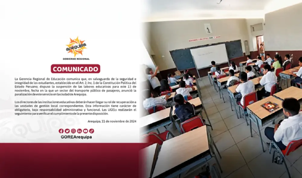 Estudiantes de Arequipa recuperarán clases de manera prencial. Foto: composición de Gerson Cardoso/ La República Estudiantes de Arequipa recuperarán clases de manera prencial. Foto: composición de Gerson Cardoso/ La República