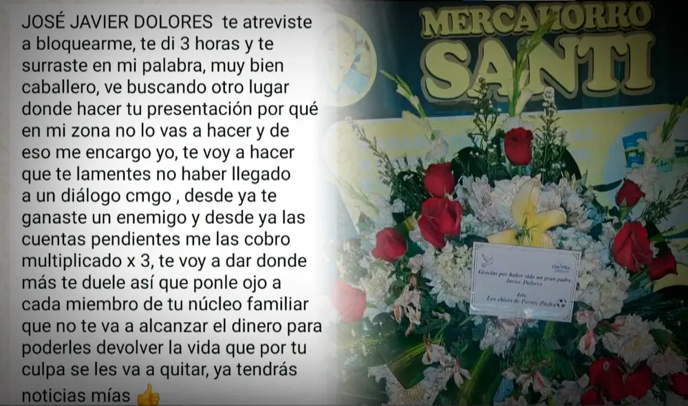 Orquesta recibió una serie de mensajes extorsivos que exigían dinero a cambio de seguridad. Foto: Captura RPP Noticias