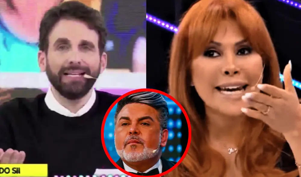 Magaly Medina y Rodrigo González se han visto enfrentados por el caso de Andrés Hurtado. Foto: Composición LR/Captura Willax TV/Captura ATV Magaly Medina y Rodrigo González se han visto enfrentados por el caso de Andrés Hurtado. Foto: Composición LR/Captura Willax TV/Captura ATV