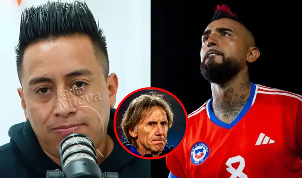 Christian Cueva era indiscutible en la selección peruana de Ricardo Gareca. Foto: composición LR/captura de Radio Nueva Q/TikTok/difusión
