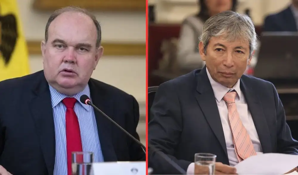 RLA también señaló a la presidenta Dina Boluarte de no entregar presupuesto. Foto: composición LR RLA también señaló a la presidenta Dina Boluarte de no entregar presupuesto. Foto: composición LR