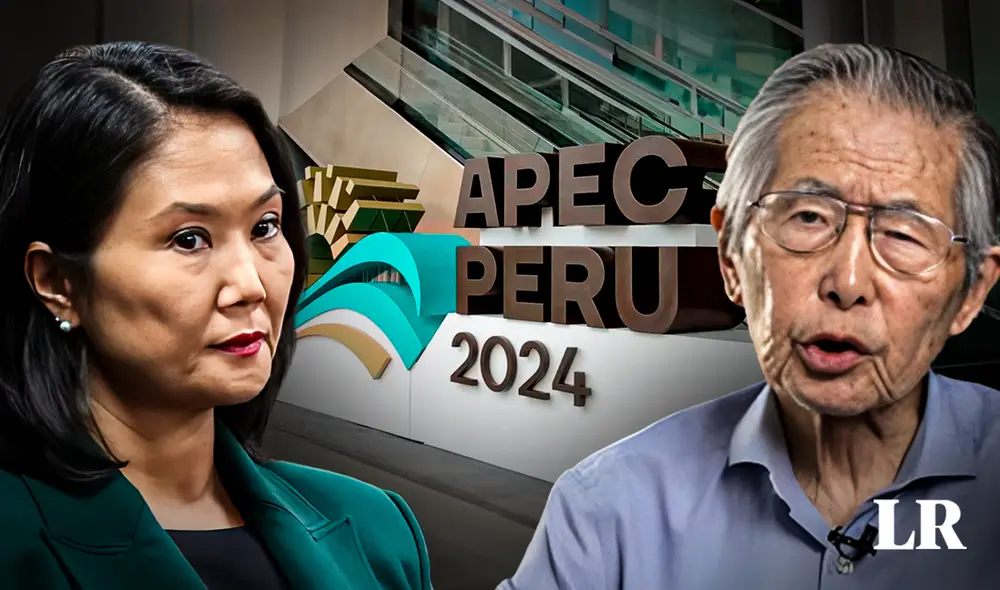 Keiko Fujimori atribuye a su padre el ingreso de Perú al APEC y olvida que él usó ese Foro para huir del Perú. Foto: Composición/LR. Keiko Fujimori atribuye a su padre el ingreso de Perú al APEC y olvida que él usó ese Foro para huir del Perú. Foto: Composición/LR.