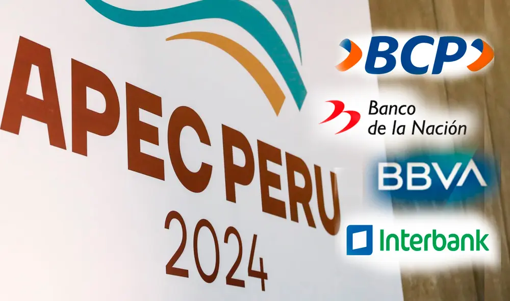 ¿Atenderán los bancos durante el foro de APEC 2024? Foto: Composición LR/Andina