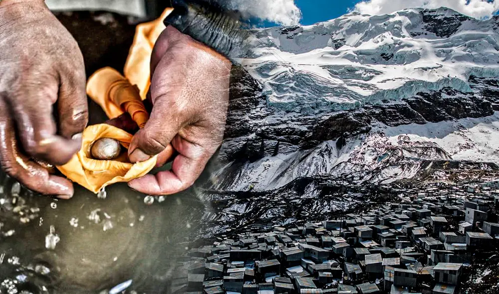 Este asentamiento minero en la provincia de Puno surgió con la fiebre del oro. Foto: Composición LR/O.E./BBC. Este asentamiento minero en la provincia de Puno surgió con la fiebre del oro. Foto: Composición LR/O.E./BBC.