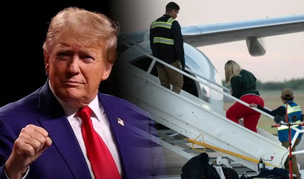 Texas se prepara para una ola de deportaciones tras la toma de mando de Donald Trump. Foto: composición LR/AFP.