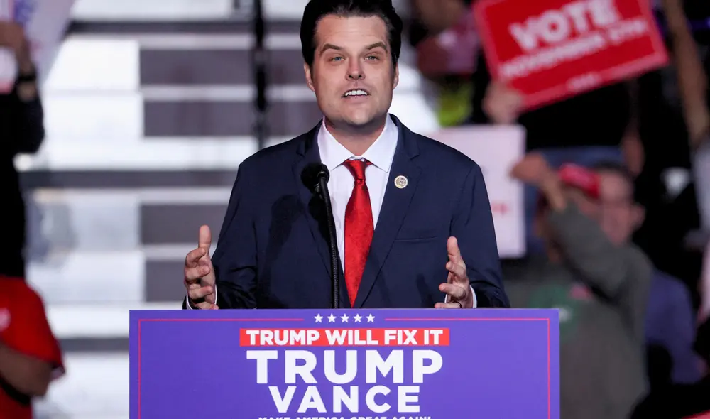 Matt Gaetz ha sido objeto de una investigación por parte de la Comisión de Ética de la Cámara de Representantes debido a acusaciones de conducta sexual inapropiada. Foto: AFP Matt Gaetz ha sido objeto de una investigación por parte de la Comisión de Ética de la Cámara de Representantes debido a acusaciones de conducta sexual inapropiada. Foto: AFP