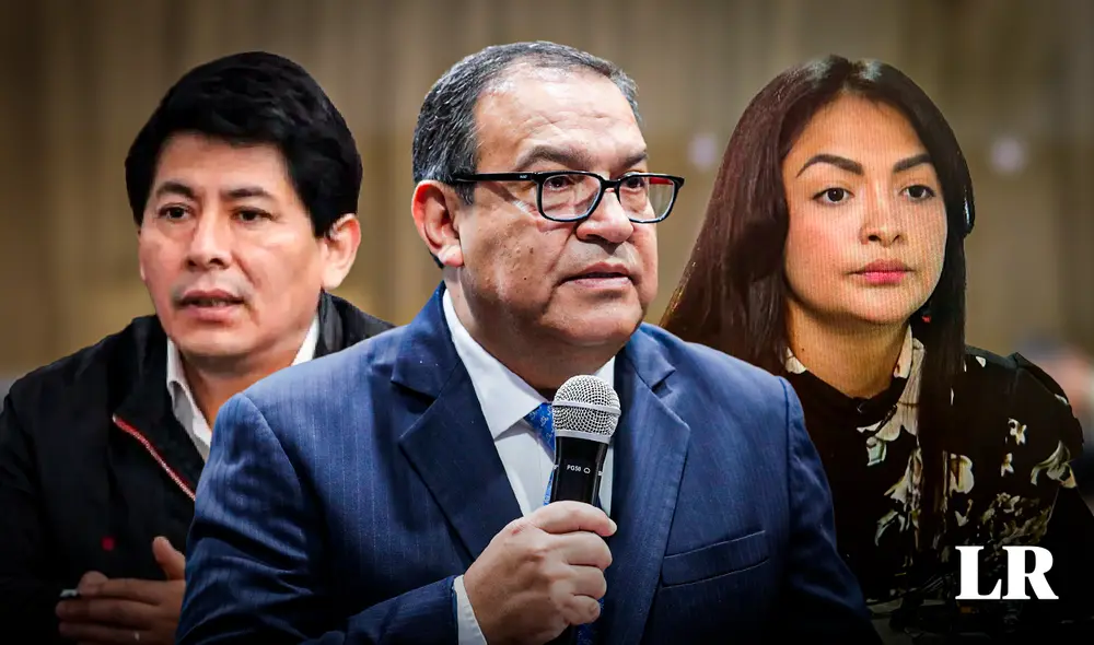 Alberto Otárola rechazó las acusaciones de Yaziré Pinedo, atribuyéndolas a Zamir Villaverde. | Composición: Gerson Cardoso / La República. Alberto Otárola rechazó las acusaciones de Yaziré Pinedo, atribuyéndolas a Zamir Villaverde. | Composición: Gerson Cardoso / La República.