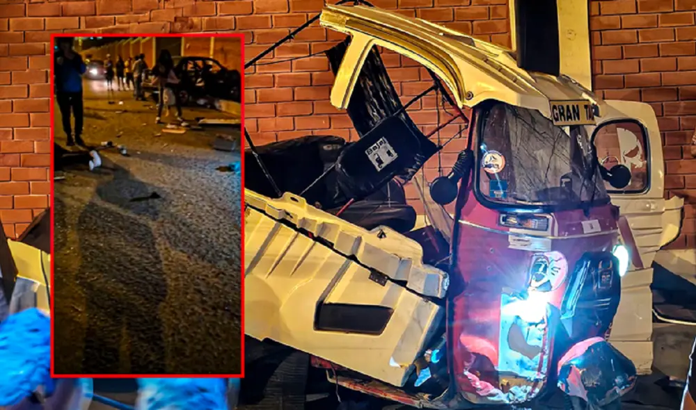 Heridos fueron trasladados a hospital. La Policía investiga las causas del accidente. Foto: Créditos: composición de Gerson Cardozo/Deybi Daza Heridos fueron trasladados a hospital. La Policía investiga las causas del accidente. Foto: Créditos: composición de Gerson Cardozo/Deybi Daza