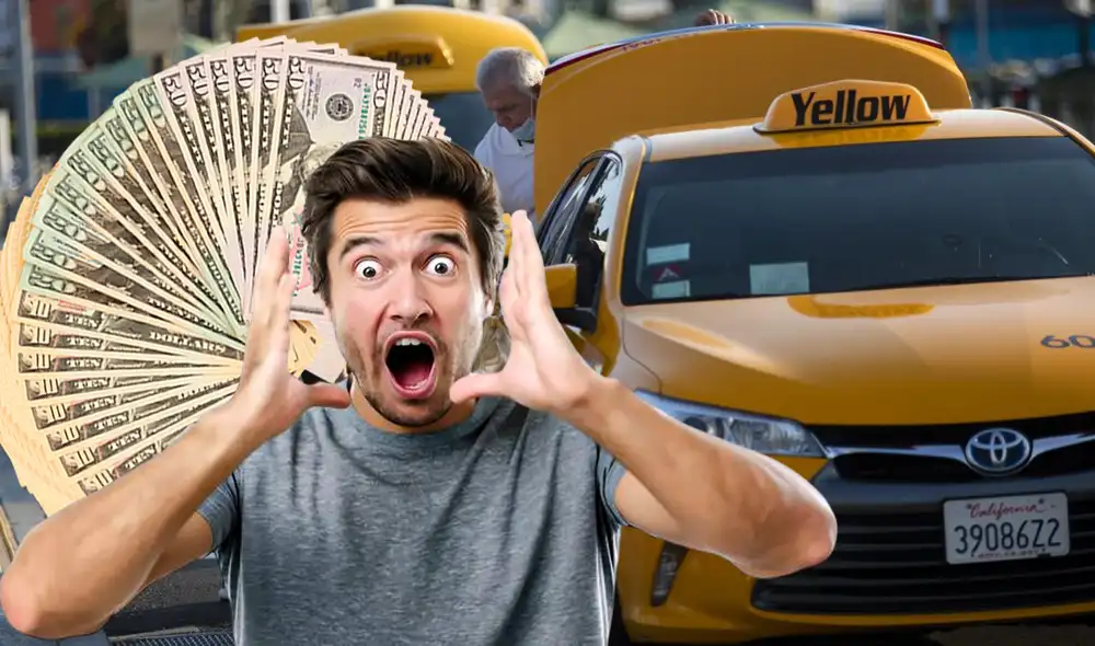 Los taxistas reciben esta cantidad de dinero por día en Estados Unidos. Foto: composición LR/difusión