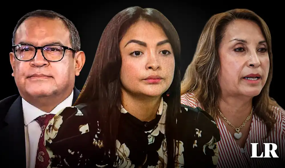 Yaziré Pinedo declaró que Alberto Otárola habría dado dinero a congresistas para proteger a Dina Boluarte. Foto: Composición/LR.